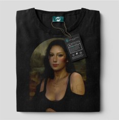 Tricou casual din bumbac 100% de barbati marimea M Mona Lisa Gioconda
