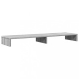 Cumpara ieftin Suport pentru monitor, gri sonoma, 100x27x10 cm lemn prelucrat