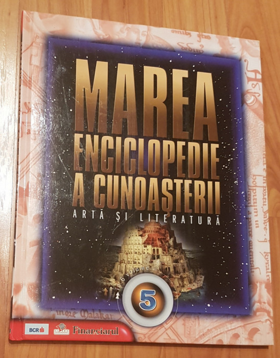 Marea enciclopedie a cunoasterii (Nr. 5) - Arta si literatura