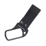 Suport Tonfa IdeallStore, Polipropilena, Negru, 25g, Toc Transport Tonfa, Prindere Centura Max 7cm