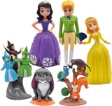 Set de 6 figurine pentru tort Simyron, PVC, multicolor