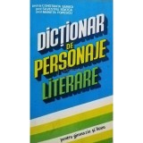 Constanta Barboi - Dictionar de personaje literare (Editia: 1993)