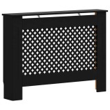 Cumpara ieftin Masca pentru calorifer, negru, 112 x 19 x 81,5 cm, MDF