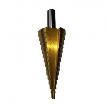 Burghiu in trepte pentru metal, Strend Pro SD41, 4-32 mm, TiN, HSS foto