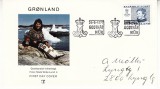 B14 - FDCS - Groenlanda - personalitati - 1977, Europa, Istorie