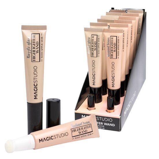 Set 12 bucati Iluminator cu aplicator, 56050, 11 ml, Magic Studio