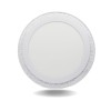 Spot LED Rotund 18+6W Alb/Albastru, 6400K, 24.5cm, IP40, 3 Moduri Iluminare, Aluminiu/Acrylic, &gt;30000h