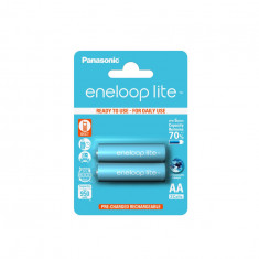 Panasonic Eneloop Lite AA R6 1.2V 1000mAh Baterii Reincarcabile-Conținutul pachetului 1x Blister