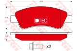 Set placute frana,frana disc CITROEN XSARA Estate (N2) (1997 - 2010) TRW GDB1463DTE