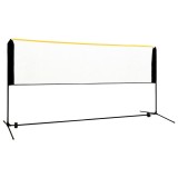 Plasa de badminton reglabila, 300x103x94-158 cm, metal GartenMobel Dekor, vidaXL