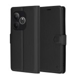 Husa Realme GT 6 Techsuit Leather Folio, negru