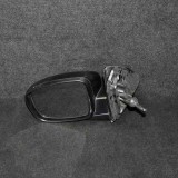 Oglinda Laterala Stanga Hyundai i10 PA 2008, Negru/Portocaliu, OEM 50051001E4022717