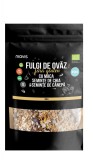 Fulgi de Ovaz Fini Fara Gluten cu Maca, Chia si Seminte de Canepa Bio 200 grame Niavis