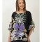 BLUZA CU MANECA SCURTA OVERSIZE JUNGLE MULTICOLORA TALIE UNICA Multicolora