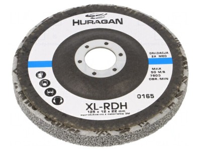 Disc de șlefuire &amp;Oslash;125x12mm cu orificiu 22mm foto