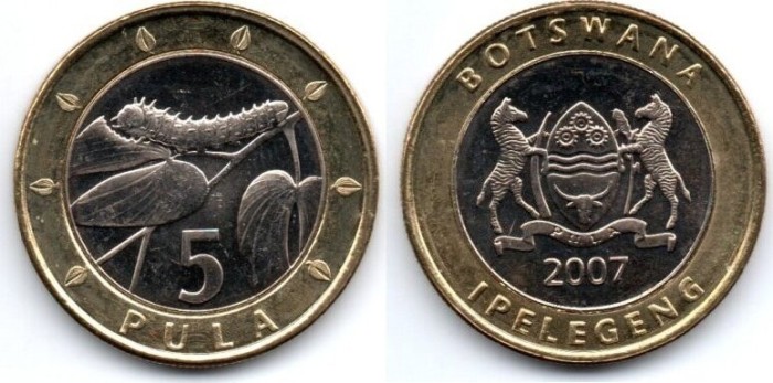Botswana 2007 - 5 pula UNC