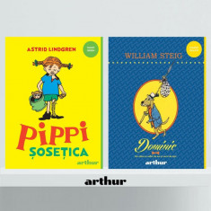 Pachet școlar clasa a III-a(Pippi Șosetica, Dominic) - Astrid Lindgren, William Steig