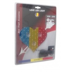 Inima iluminata led Romania HAL478