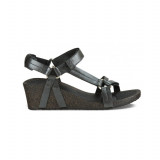 Sandale Teva Ysidro Universal Wedge Metallic Negru - Gunmetal