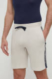 Emporio Armani Underwear pantaloni scurți de lounge culoarea bej, 111004 4R571