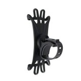 Suport universal pentru telefonul mobil, Silicon, 4-6&#039;&#039;, Negru