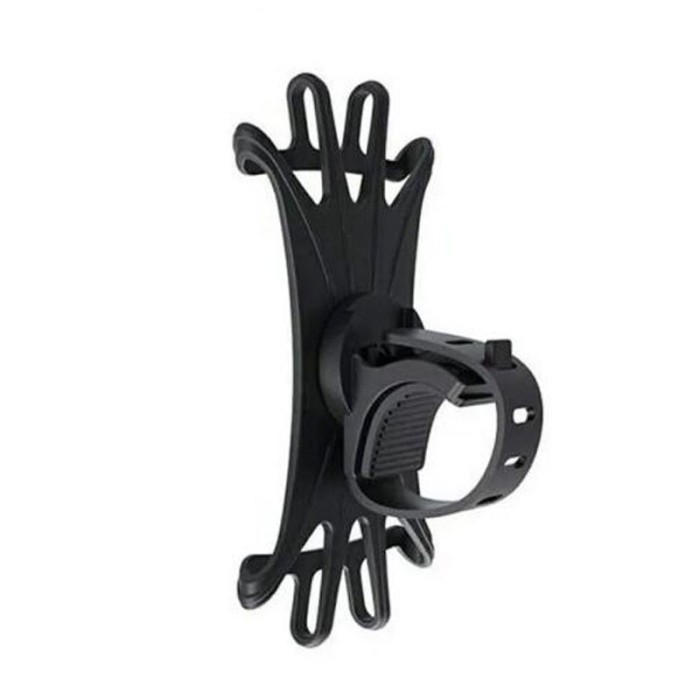 Suport universal pentru telefonul mobil, Silicon, 4-6&#039;&#039;, Negru