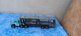 **Blue American | macheta camion transportor | 41*7*10 cm