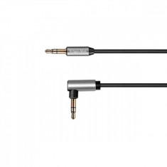 Cablu audio Kruger&amp;amp;Matz Jack 3.5 mm - Jack 3.5 mm 1m Black foto