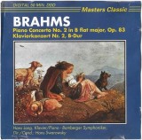 Johannes Brahms Piano Hans Lang - Bamberger Symphoniker Cond: Hans Swarowsky - Piano Concerto No. 2 In B Flat Major, Op. 83, CD