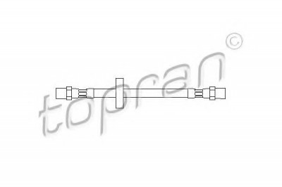 Conducta / cablu frana VW PASSAT Variant (3A5, 35I) (1988 - 1997) TOPRAN 103 634 foto