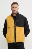 United Colors of Benetton vesta barbati, culoarea galben, de tranzitie, 2LNEUJ00J