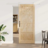 vidaXL Ușă glisantă ORKDAL Natural și Alb 86 x 211 cm 3445574