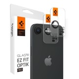 Folie Camera pentru iPhone 16e (set 2) - Spigen Glas.tR Optik EZ Fit Pro - Black