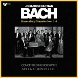 Johann Sebastian Bach: Brandenburg Concertos Nos. 1-6 - Vinyl | Concentus Musicus Wien, Nikolaus Harnoncourt, Warner Classics