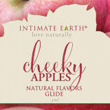 Lubrifiant (pliculeț) - Intimate Earth Natural Flavors Cheeky Apples 3 ml