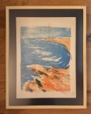 Marcel Chirnoagă - Lacul Sinoe la Histria, gravură originală din 1961, Natura statica, Cerneala, Altul