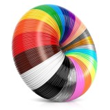 Cumpara ieftin Set de 20 filamente color, 100 metri, pentru creion 3D, rezerve universale de 5 m - Multicolor