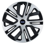 Set 4 Capace Roti, model 14 Inchi (R14) Raven Gri-Negru, Compatibile Cu Volvo