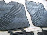 Covorase Auto Cauciuc Opel Vectra B - Set Tavita Dedicate, Margine Inalta, Antiderapante, Negre