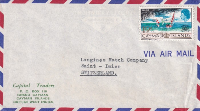 FILATELIE TEMATICA - PLIC INSULELE CAYMAN TEMATICA AVION AVIOANE AVIATIE AIRMAIL