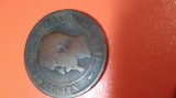 MONEDA 10 CENTIMES 1853 NAOLEOM III LITERA B