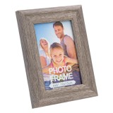 Rama Foto Decorativa Model Efect de Lemn Gri 10x15cm