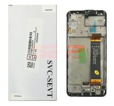 LCD+Touchscreen cu Rama Samsung Galaxy A23 4G / A235 BLACK Original Service Pack