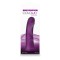 Colours Pleasures - Dildo cu vibrații, mov, 17.8 cm
