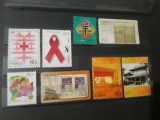 Lot China 2003-2004 - Zodiacul Chinezesc Anul Oii, Crucea Roșie, SIDA 12.1, Marea Sală a Poporului Beijing, 8v, MNH -A333