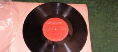 DISC VINIL EBONITA PLACA PT. GRAMOFON / PATEFON . ELECTRECORD VALENTIN TEODORIAN