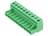 Regletă de Conexiuni Deconectabilă 5mm 10 Piste Drept Mufă