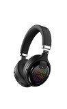 Casti Wireless, Bluetooth 5.0, AUX/TF card/ radio, 250 mAh, BE18, RGB Led, Negru, Casti Over Ear, Active Noise Cancelling, Xo