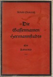 C9134N Die Gassennamen Hermannstadts, Ein Kulturbild von Arnold Pancratz, 1935, Sibiu