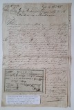 Act notarial, anul 1837 Germania - pentru colectionari - G 3863